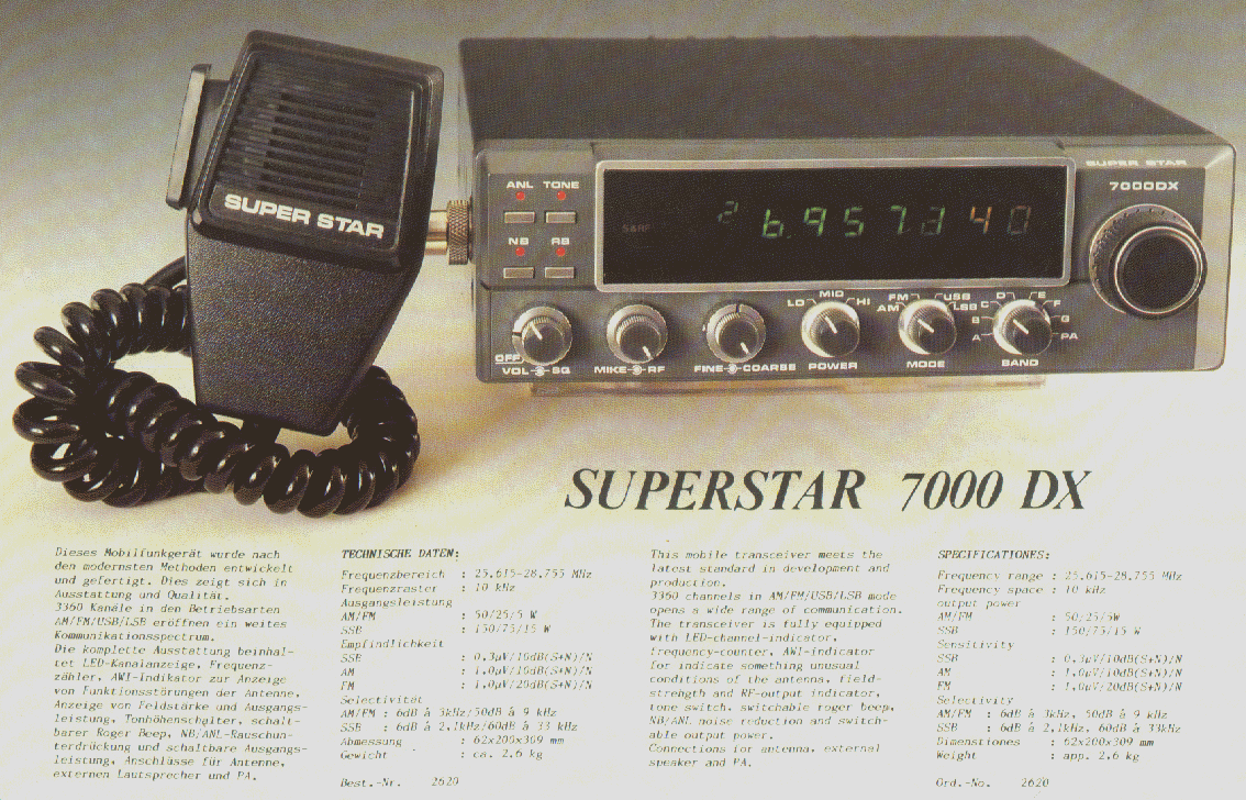 superstar 7000dx
