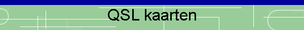 QSL kaarten